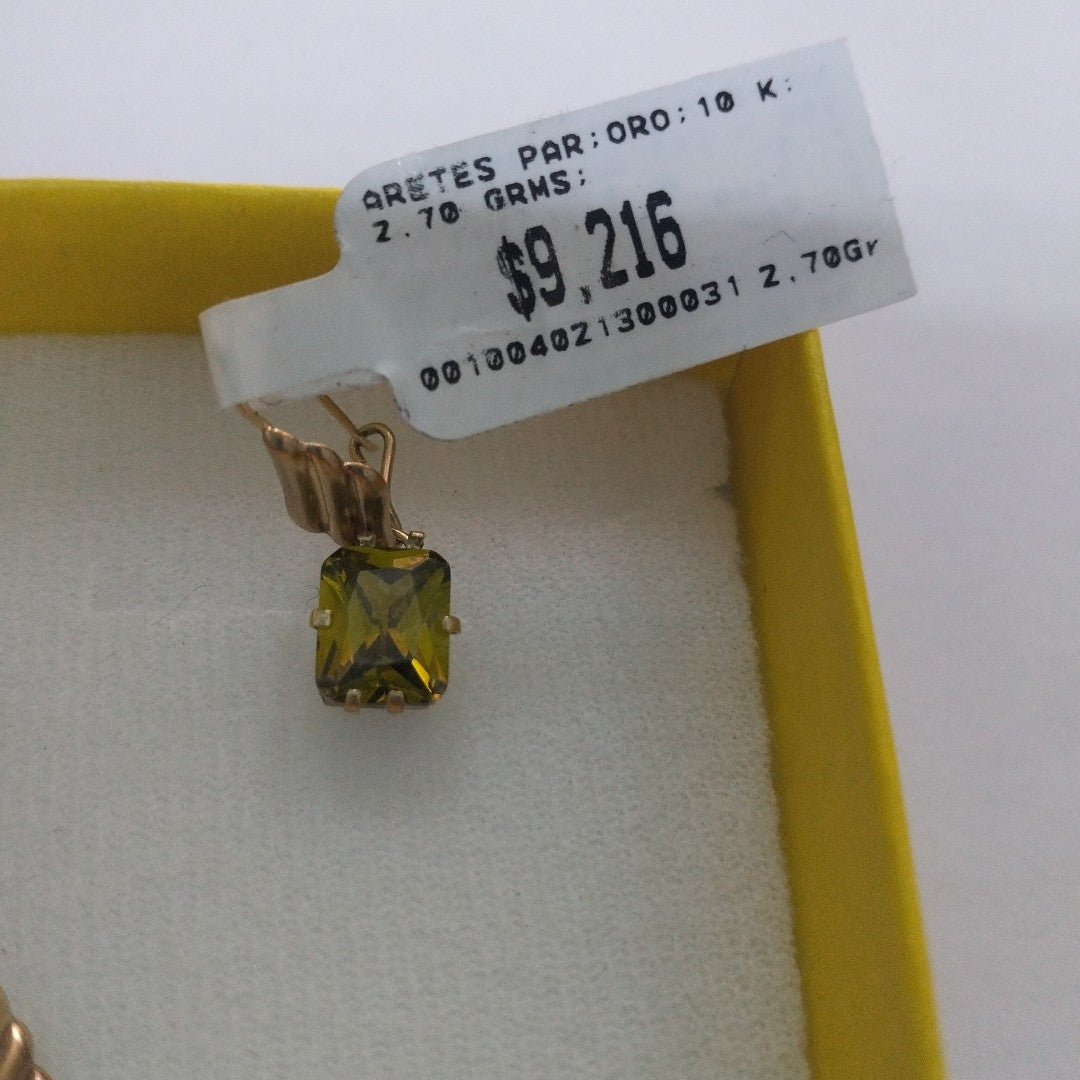ARETES PAR ORO 10 K 2,70 GRMS (SEMINUEVO)