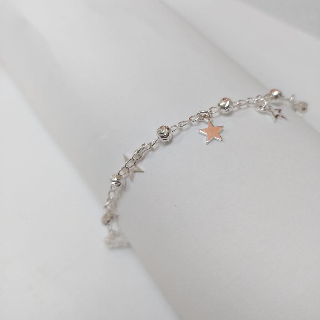 PULSERA TEJIDO ESPECIAL PLATA .925 18 CM 3.1 GR (NUEVO)