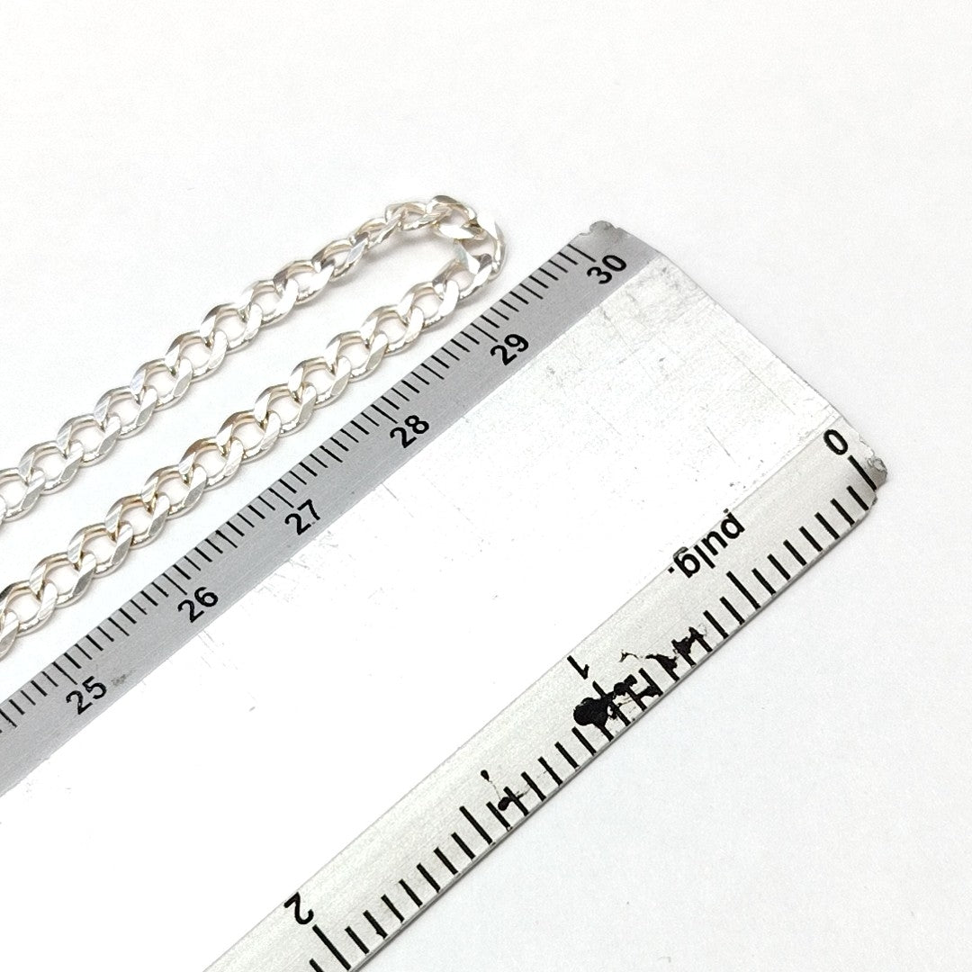CADENA TEJIDO BARBADO PLATA .925 60 CM 13 GR (NUEVO)