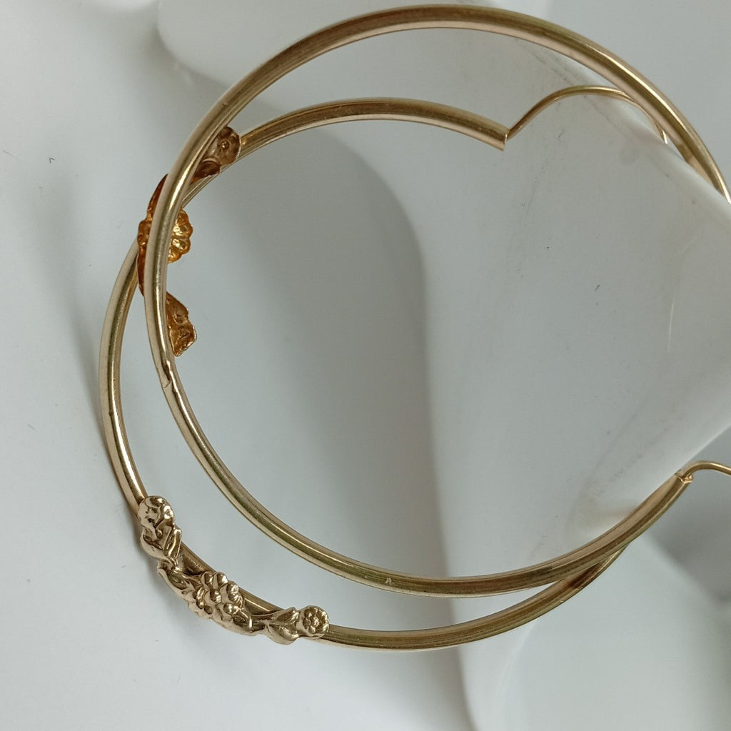 ARRACADAS PAR ORO 10 K 4 GRMS (SEMINUEVO)