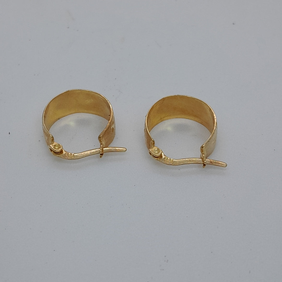 ARRACADAS PAR ORO 14 K 2,20 GRMS (SEMINUEVO)