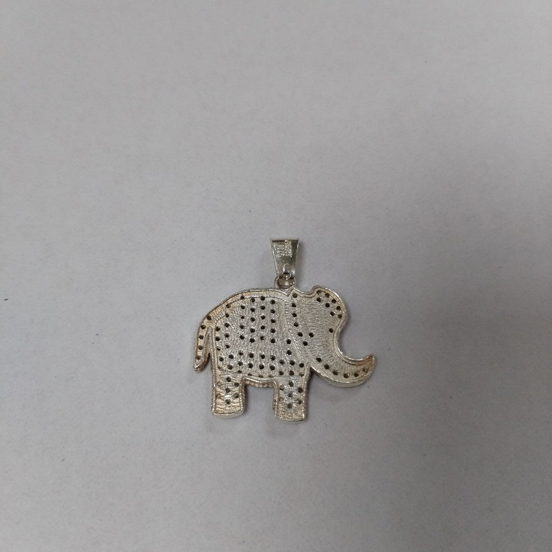 DIJE ELEFANTE C/CIRCONIAS PLATA .925 5.2 GR (NUEVO)