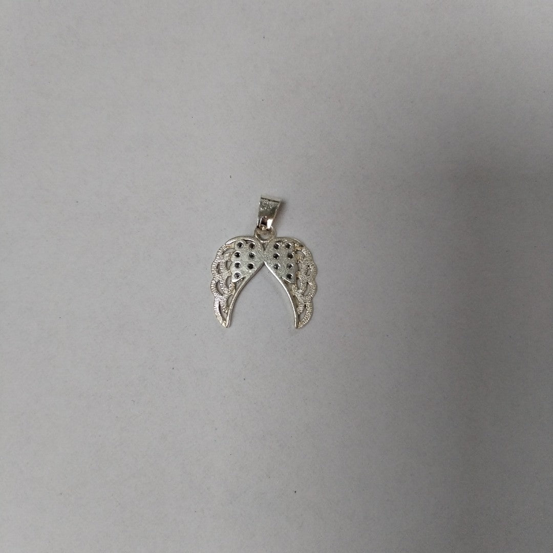 DIJE ALAS C/CIRCONIAS PLATA .925 2.4 GR (NUEVO)