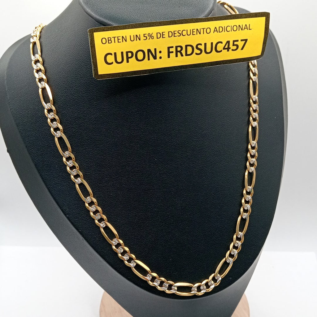 CADENA ORO,RODIADO 10 K 28,90 GRMS (SEMINUEVO)