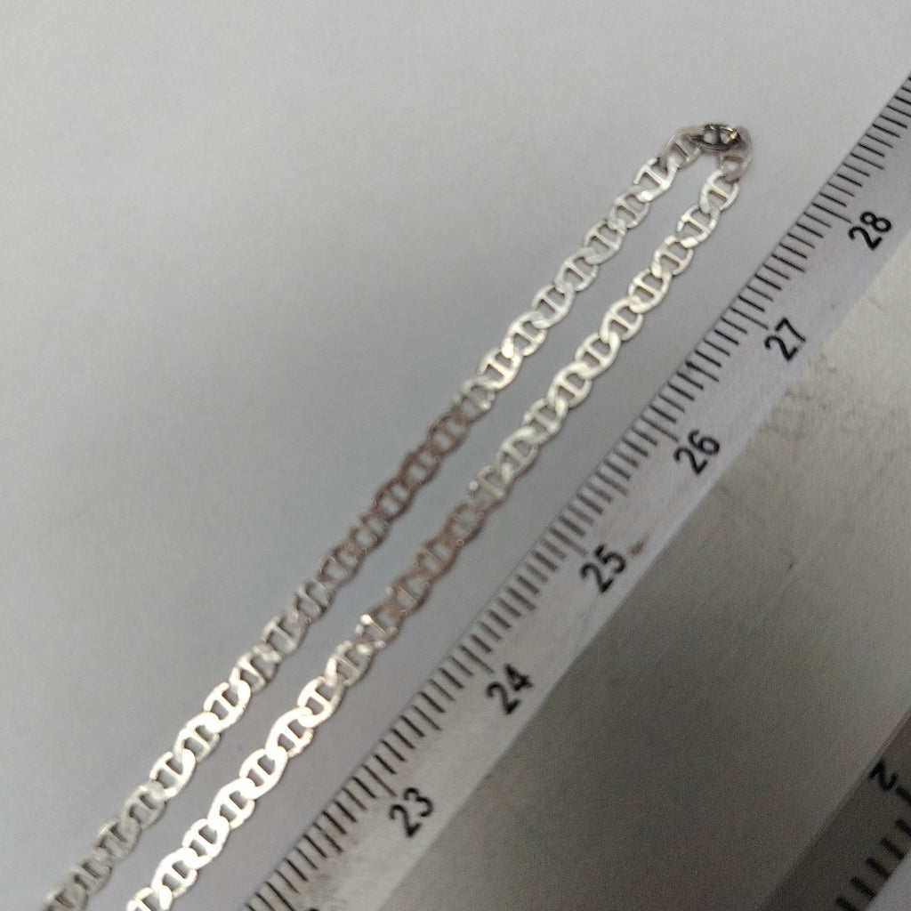 CADENA TEJIDO GUCHI PLATA .925 55 CM 3.6 GR (NUEVO)