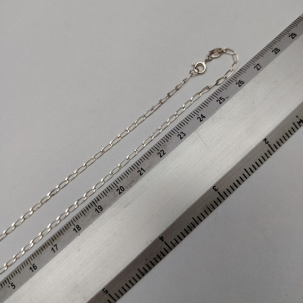 CADENA TEJIDO ESLABONES PLATA .925 55 CM 2.9 GR (NUEVO)