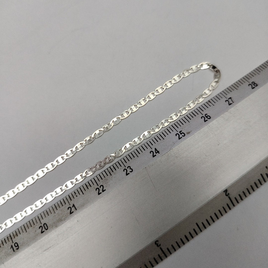 CADENA TEJIDO ESPEJO PLATA .925 55 CM 3.8 GR (NUEVO)