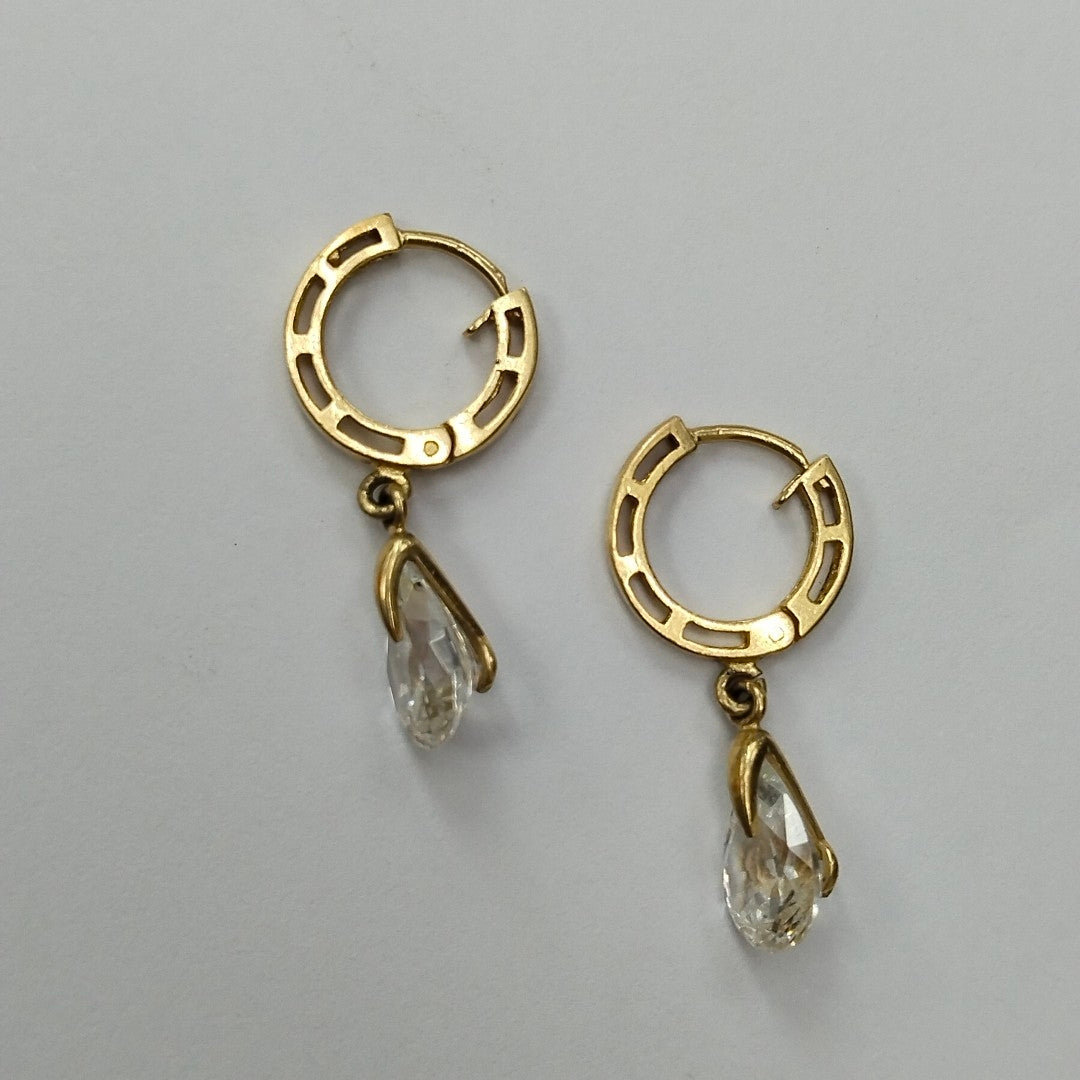 ARRACADAS PAR ORO 14 K 2,30 GRMS (SEMINUEVO)
