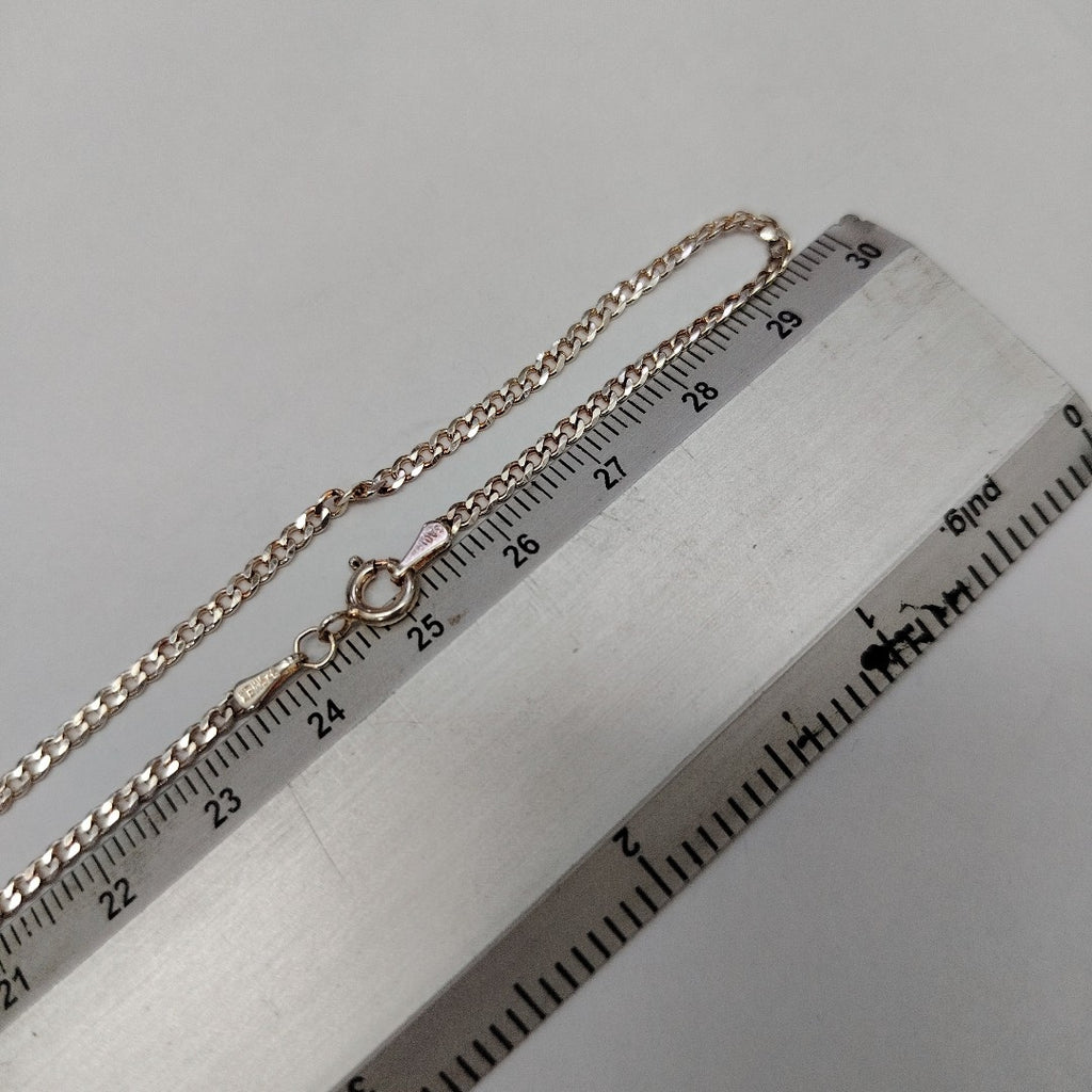 CADENA TEJIDO BARBADO PLATA .925 60 CM 5.7 GR (NUEVO)