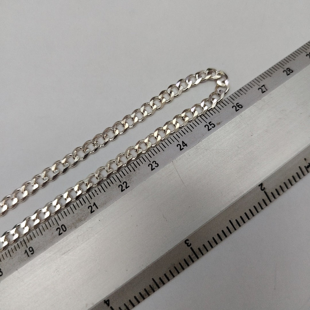 CADENA TEJIDO BARBADO PLATA .925 55 CM 12.8 GR (NUEVO)