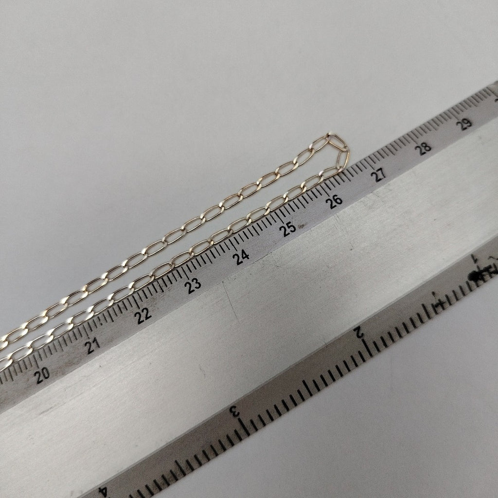 CADENA TEJIDO ESLABONES PLATA .925 55 CM 2.9 GR (NUEVO)