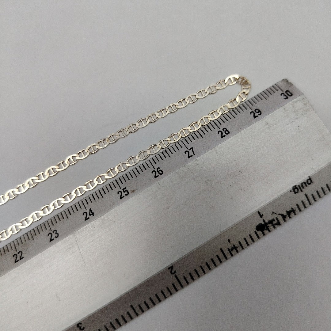CADENA TEJIDO GUCHI PLATA .925 60 CM 3.8 GR (NUEVO)