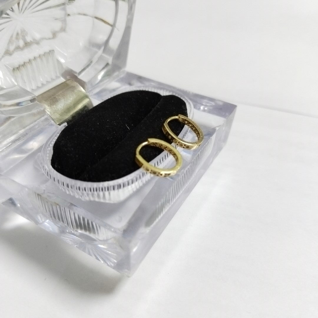 ARRACADAS PAR ORO 14 K 1,20 GRMS (SEMINUEVO)