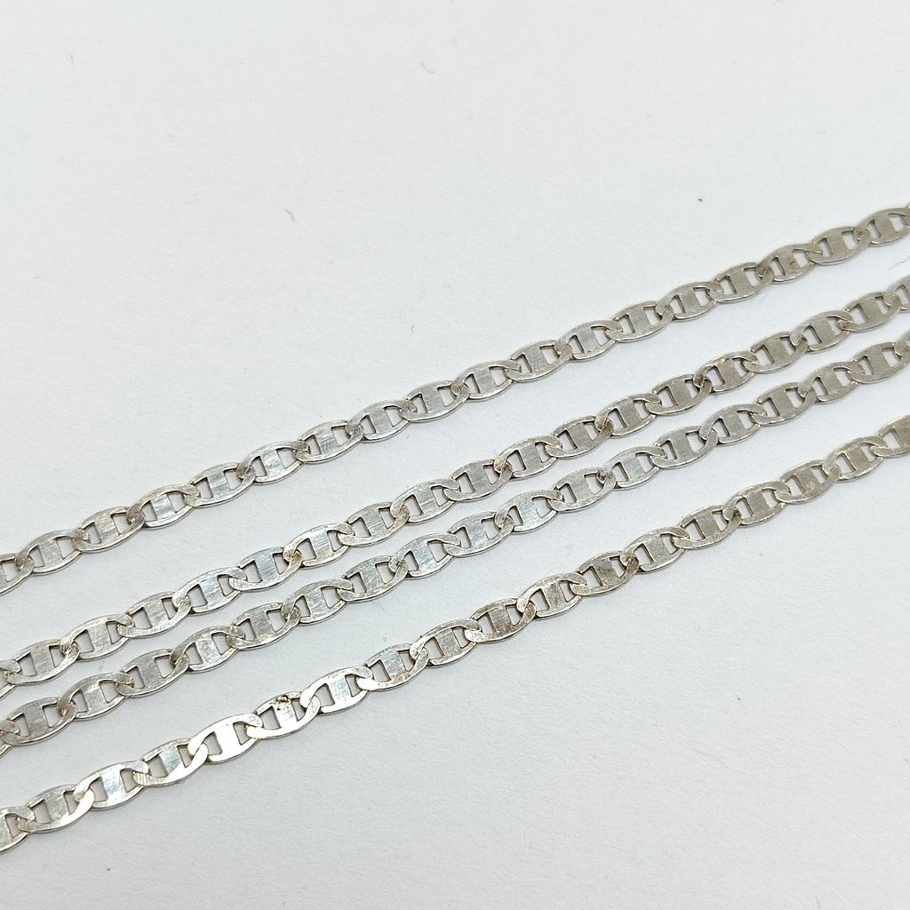 CADENA TEJIDO ESPEJO PLATA .925 60 CM 4.3 GR (NUEVO)