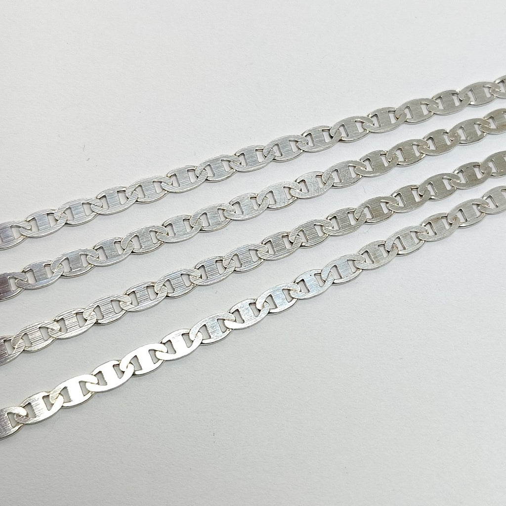 CADENA TEJIDO GUCHI PLATA .925 60 CM 9.2 GR (NUEVO)