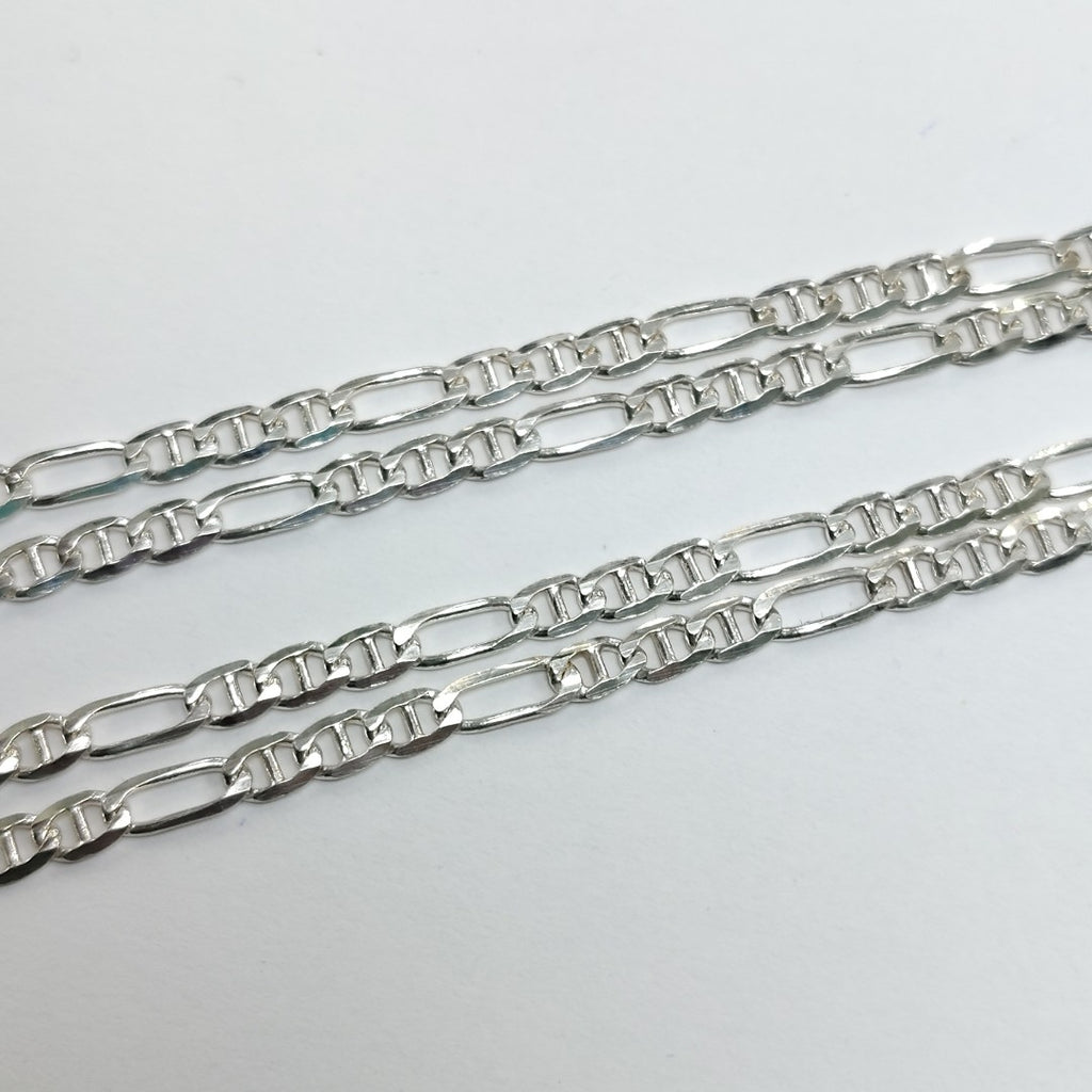 CADENA TEJIDO MARINERO PLATA .925 55 CM 7.8 GR (NUEVO)