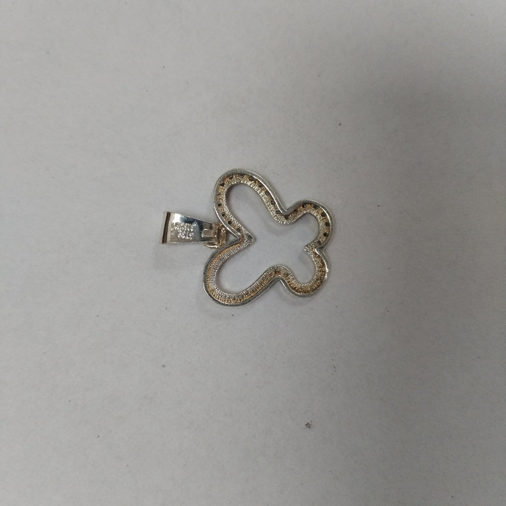 DIJE MARIPOSA C/CIRCONIAS PLATA .925 2.3 GR (NUEVO)