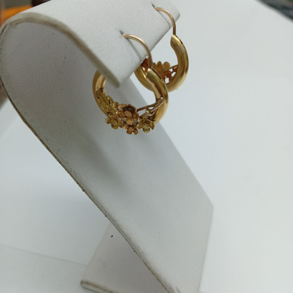 ARRACADAS PAR ORO 18 K 6.3 GRMS (SEMINUEVO)
