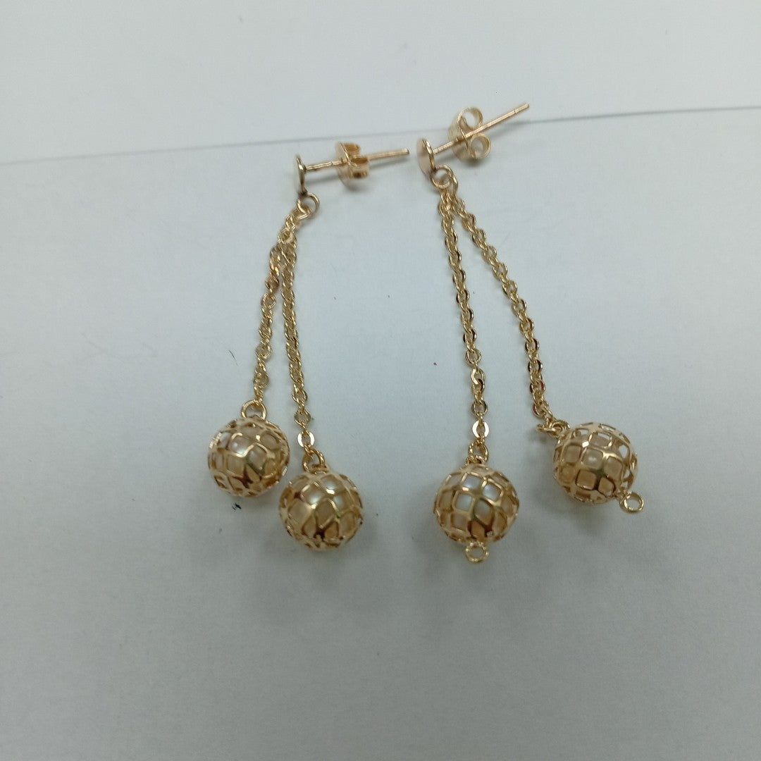 ARETES PAR ORO 10 K 4.2 GRMS (SEMINUEVO)