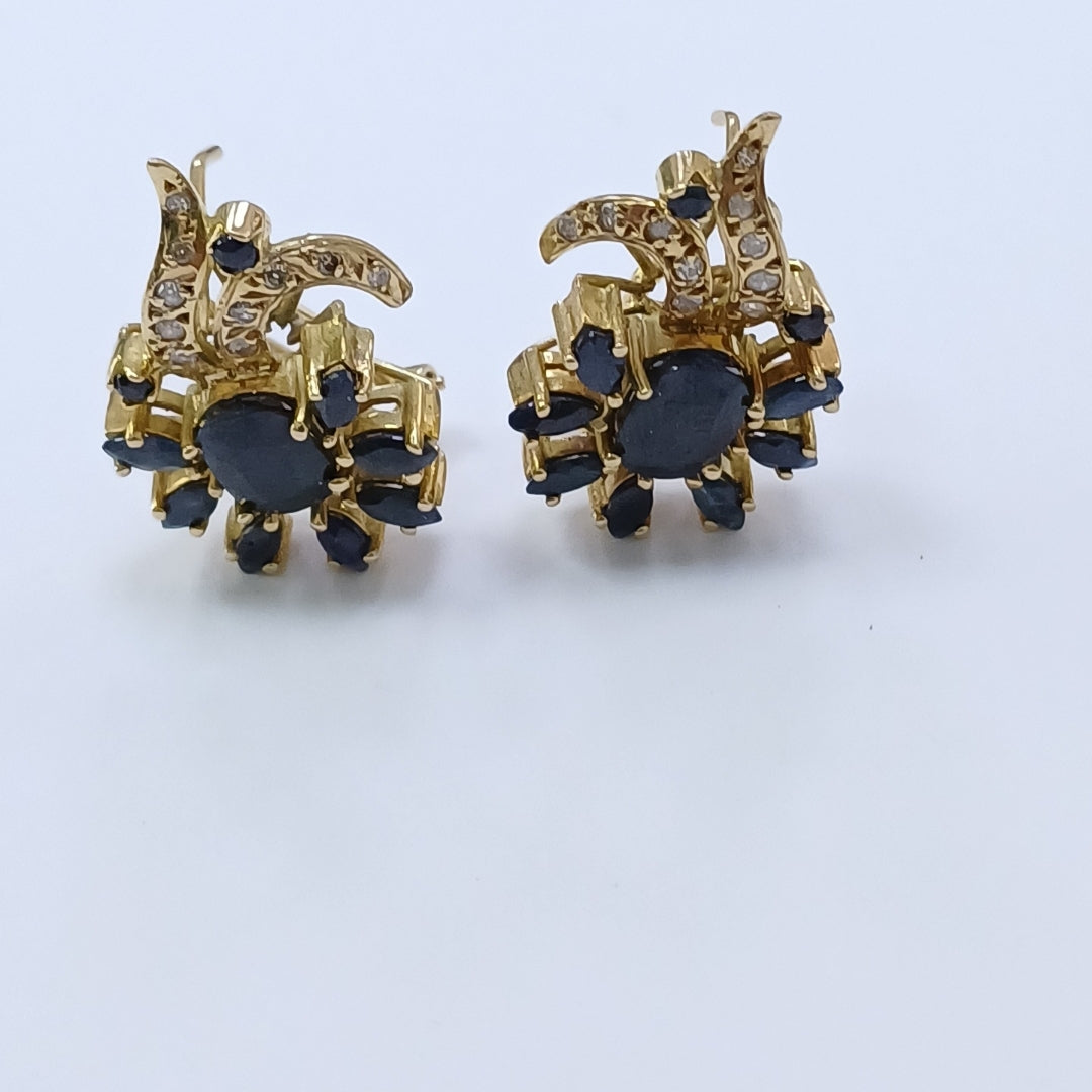 ARETES PAR ORO 14 K 12,90 GRMS (SEMINUEVO)