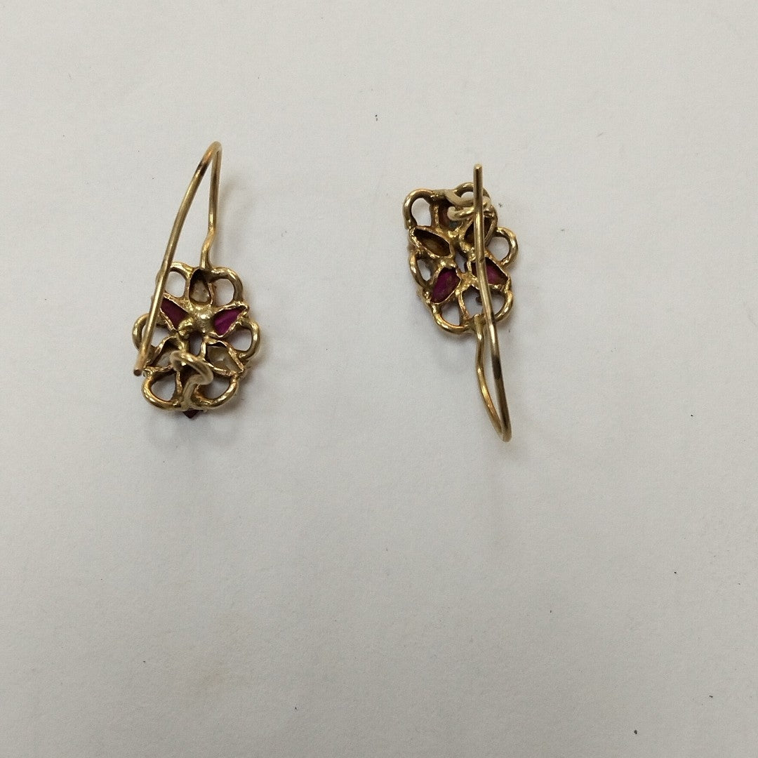 ARETES PAR ORO 8 K 3 GRMS (SEMINUEVO)