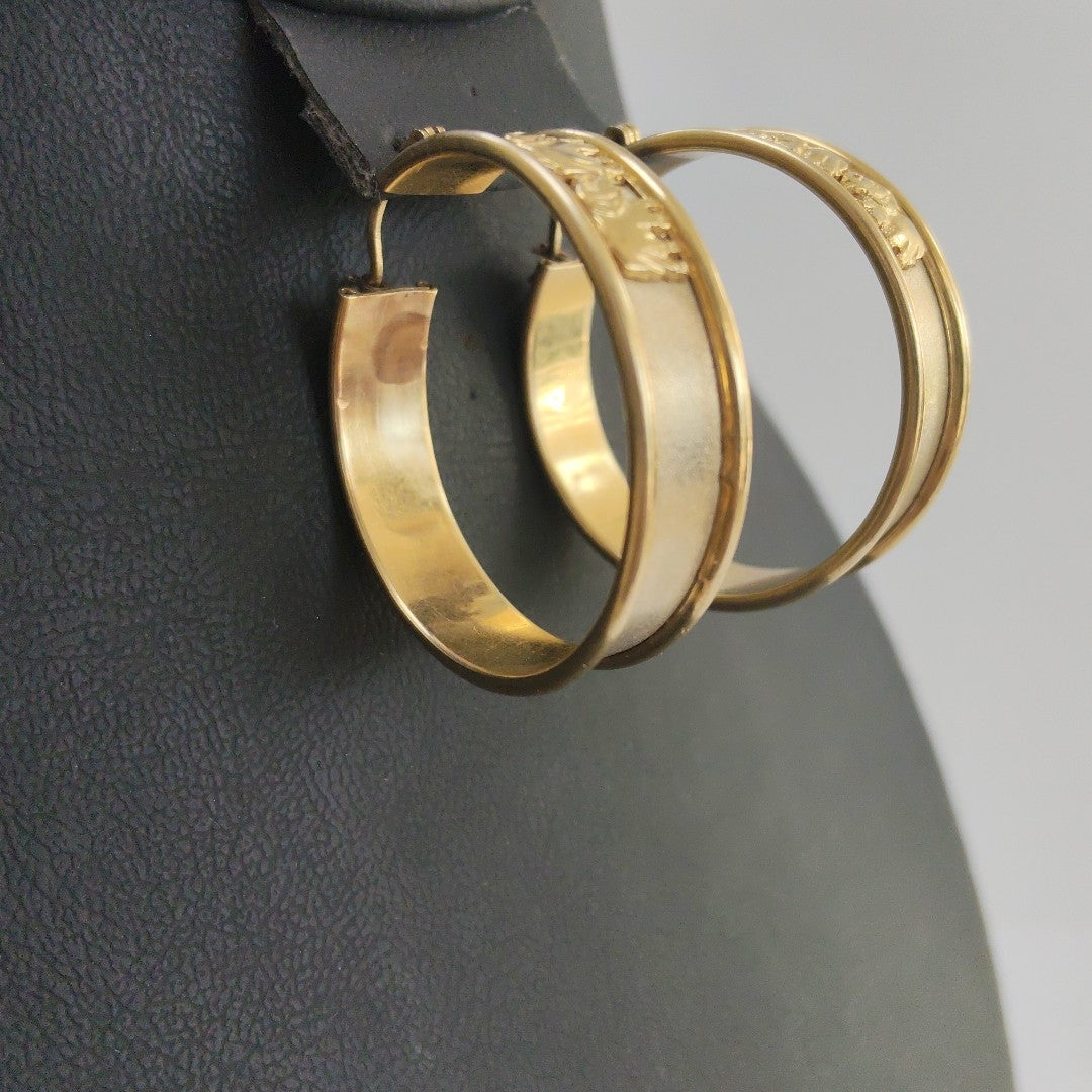 ARRACADAS PAR ORO 14 K 9,60 GRMS (SEMINUEVO)