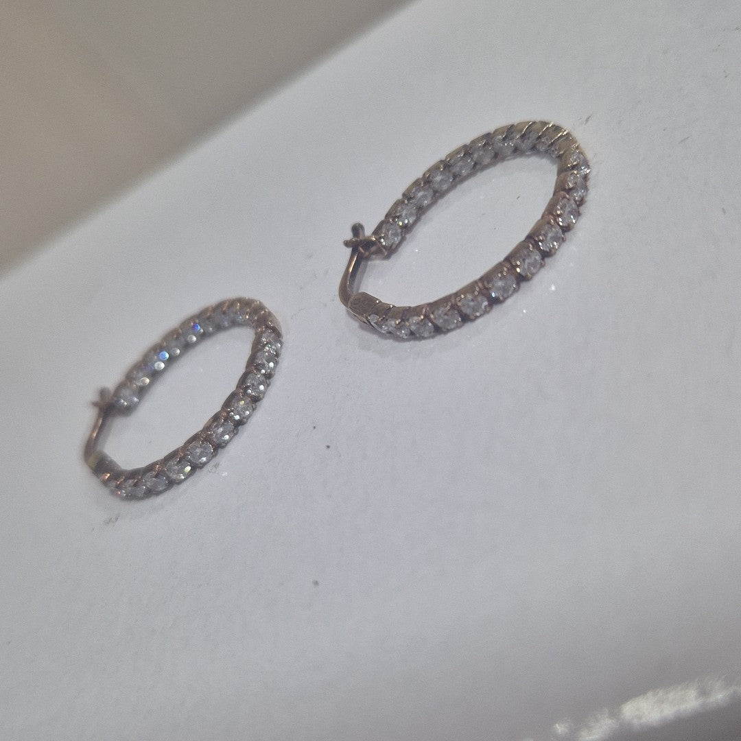 ARRACADAS PAR ORO 14 K 2.6 GRMS (SEMINUEVO)