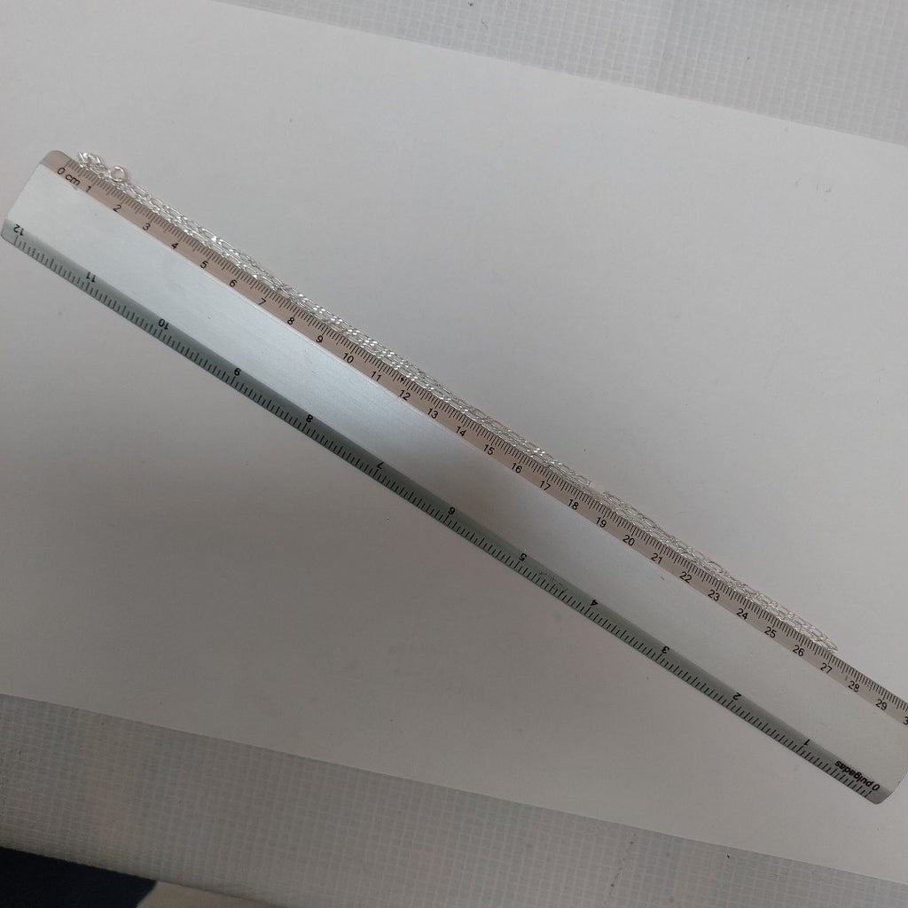 CADENA TEJIDO 1X1 PLATA .925 55 CM 2.9 GR (NUEVO)