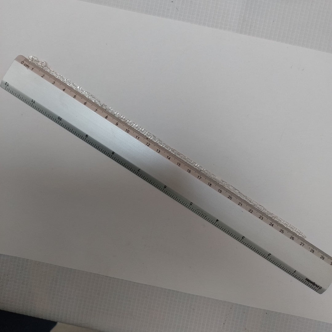 CADENA TEJIDO 1X1 PLATA .925 55 CM 2.9 GR (NUEVO)