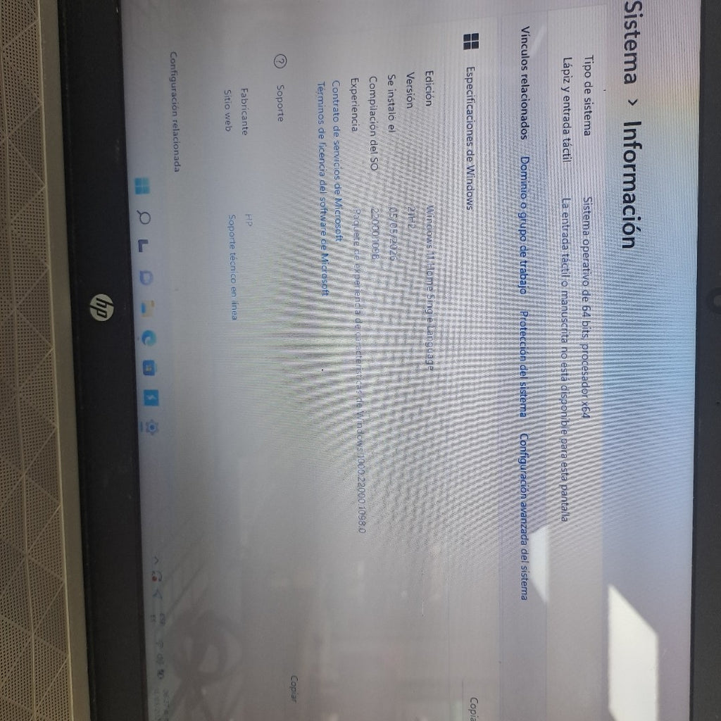 LAPTOP HP PAVILION 15-CW1012LA (2023) 1 TB + 128 GB SSD 12 GB RAM (SEMINUEVO)