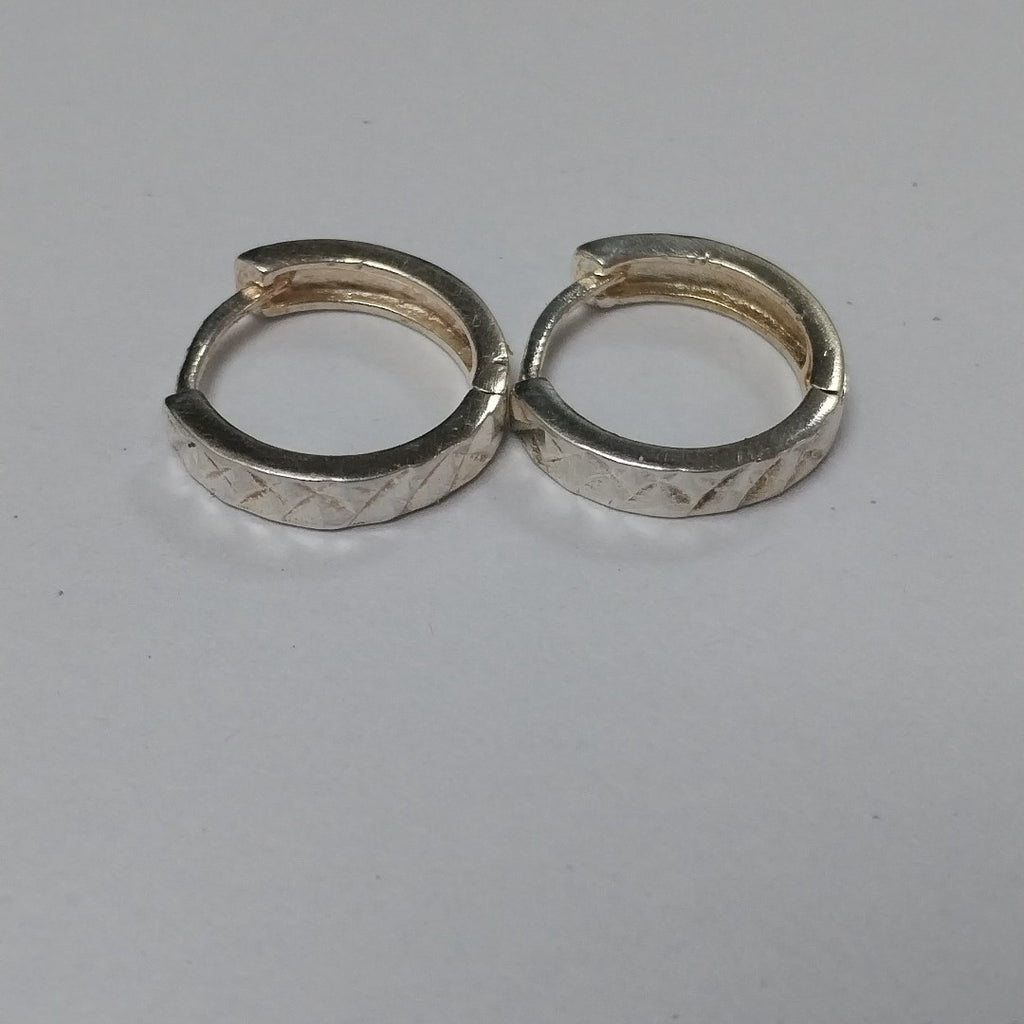 ARRACADAS LABRADAS PLATA .925 3.3 GR (NUEVO)