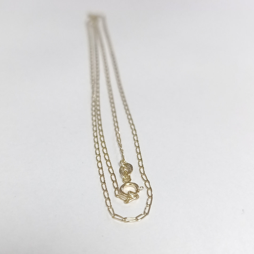 CADENAS TEJIDO ESLABONES ORO 10K 60 CM 2 GR (NUEVO)