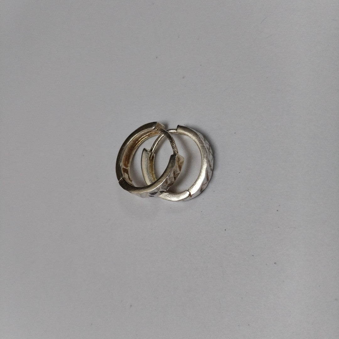 ARRACADAS LABRADAS PLATA .925 3.2 GR (NUEVO)