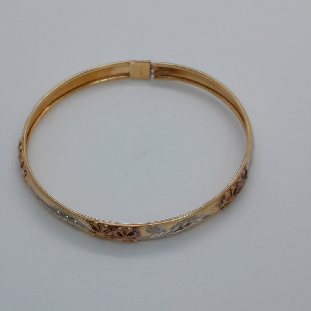 PULSERA RIGIDA ORO 14 K 8,40 GRMS (SEMINUEVO)