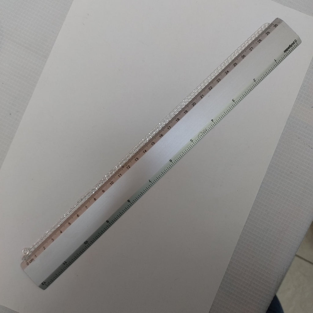 CADENA TEJIDO ESLABONES PLATA .925 60 CM 3.2 GR (NUEVO)