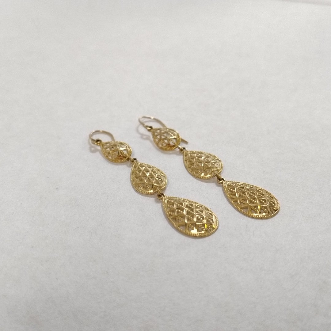 ARETES PAR ORO 10 K 1.9 GRMS (SEMINUEVO)