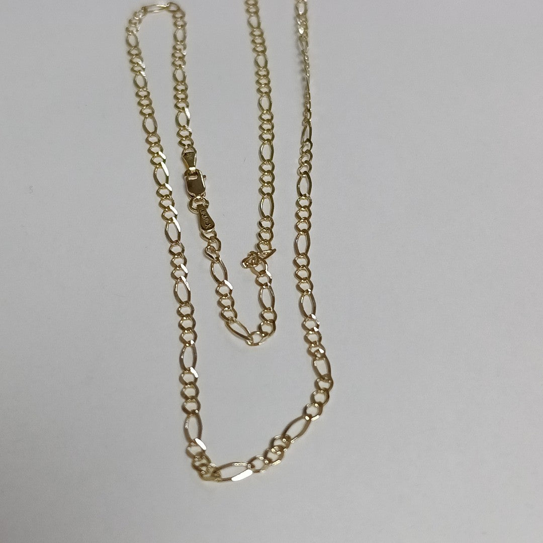 CADENAS TEJIDO 3X1 ORO 10K 50 CM 3.9 GR (NUEVO)