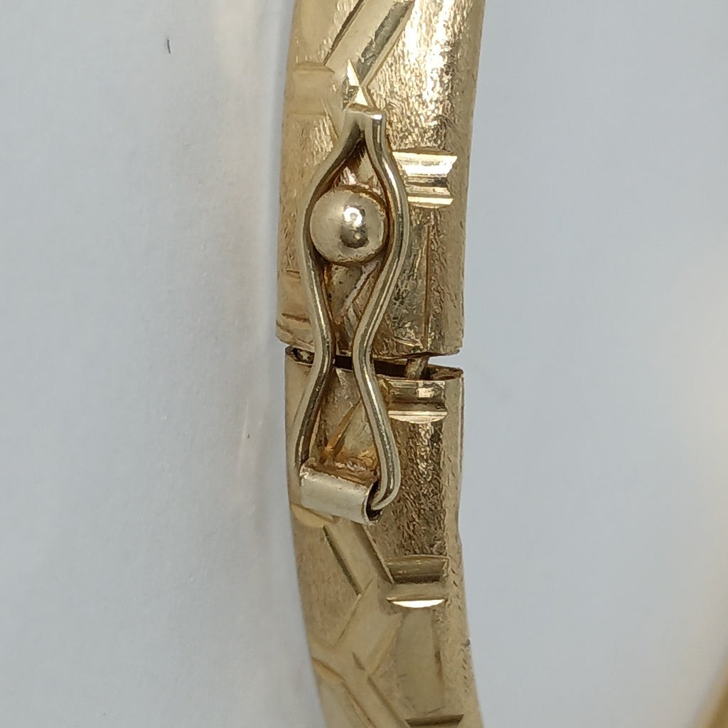 PULSERA RIGIDA ORO 14 K 6.9 GRMS (SEMINUEVO)