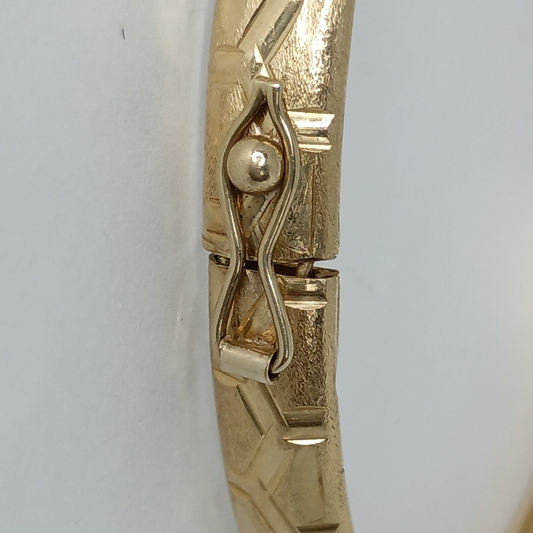 PULSERA RIGIDA ORO 14 K 6.9 GRMS (SEMINUEVO)