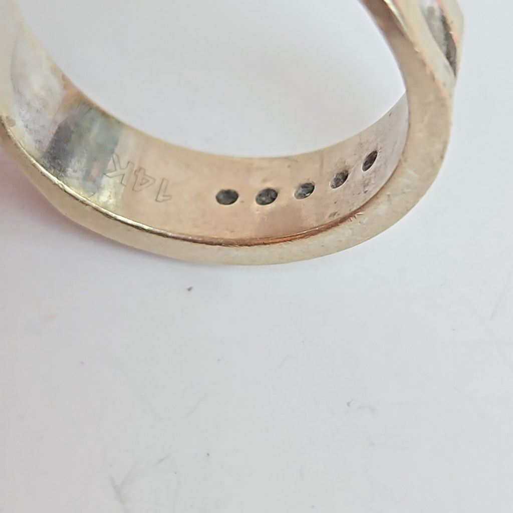 ANILLO ORO 14 K 6.8 GRMS (SEMINUEVO)