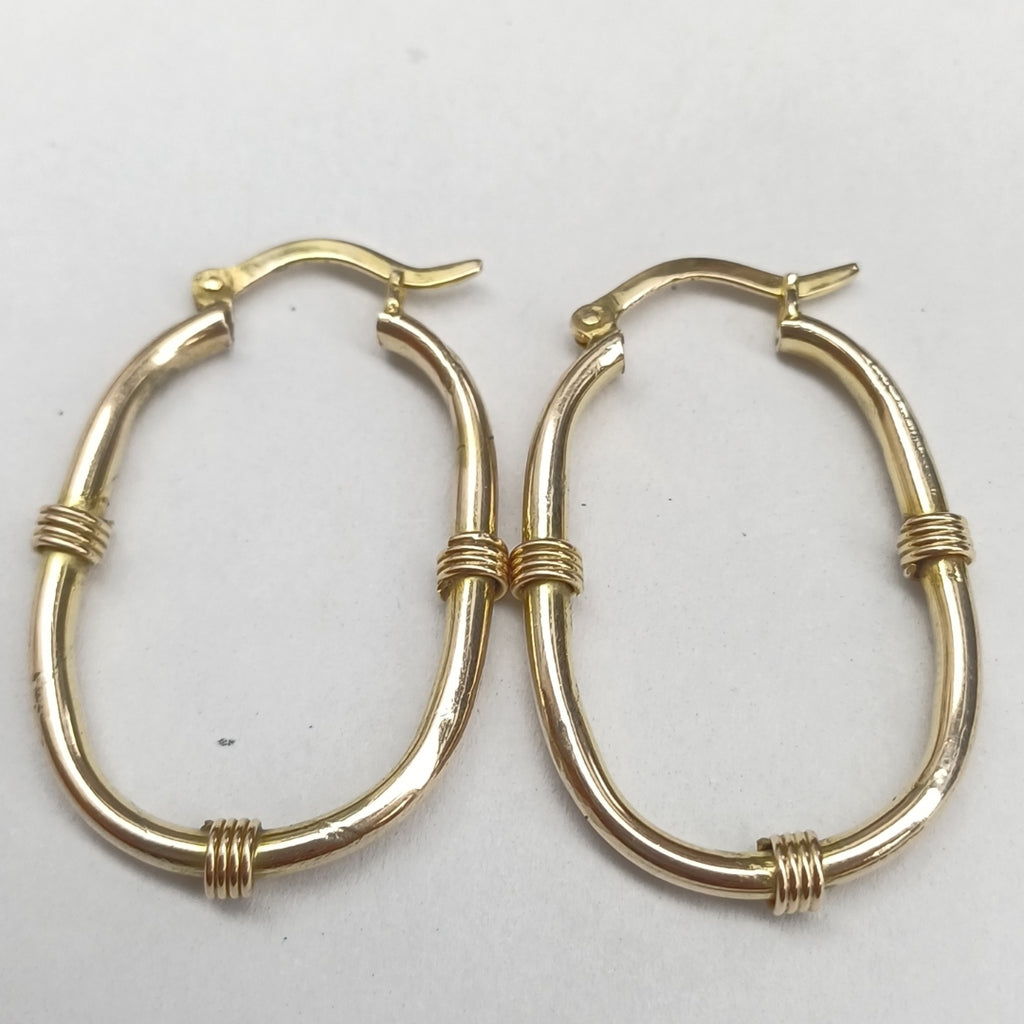 ARRACADAS PAR ORO 10 K 4.5 GRMS (SEMINUEVO)