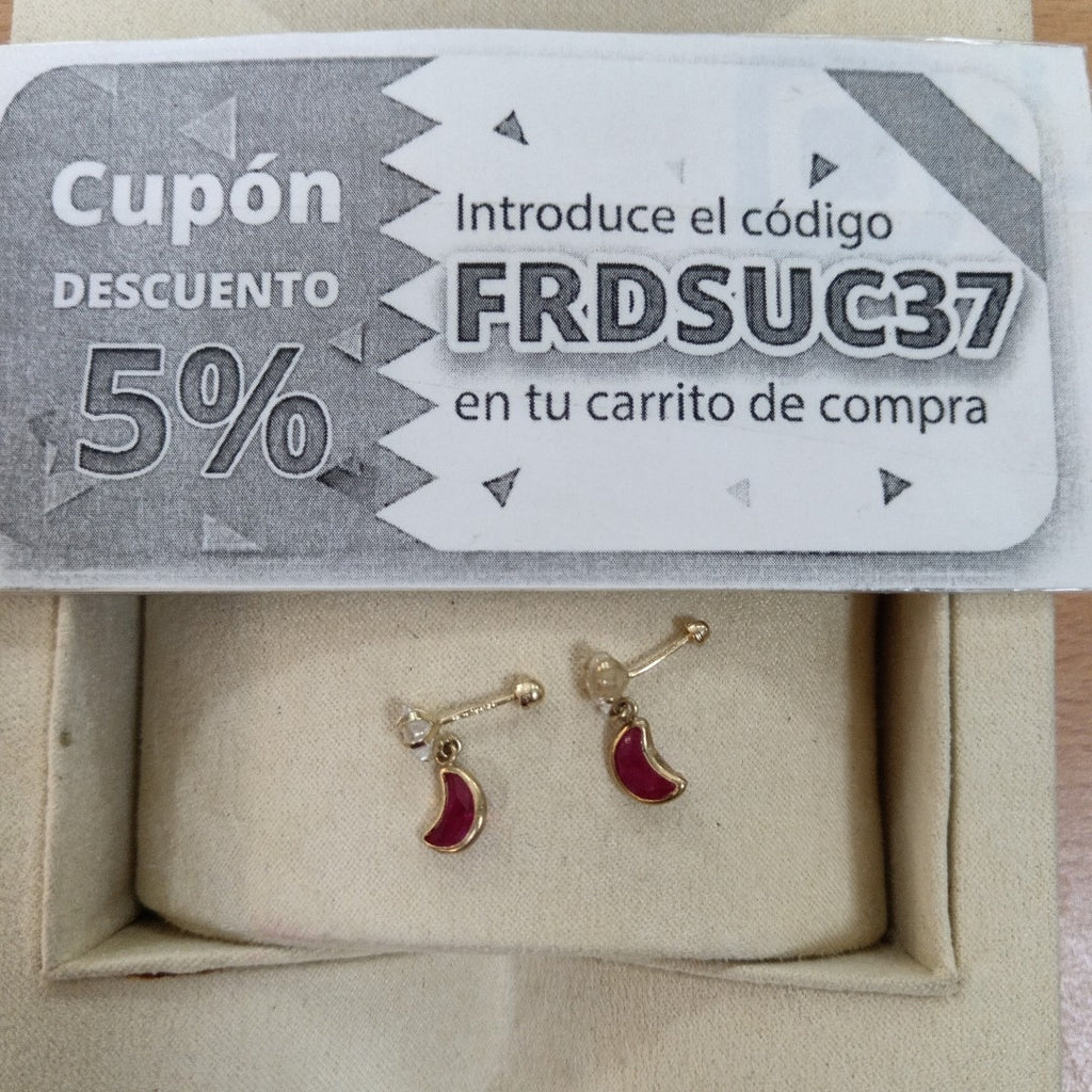 ARETES PAR ORO 10 K 0.9 GRMS (SEMINUEVO)