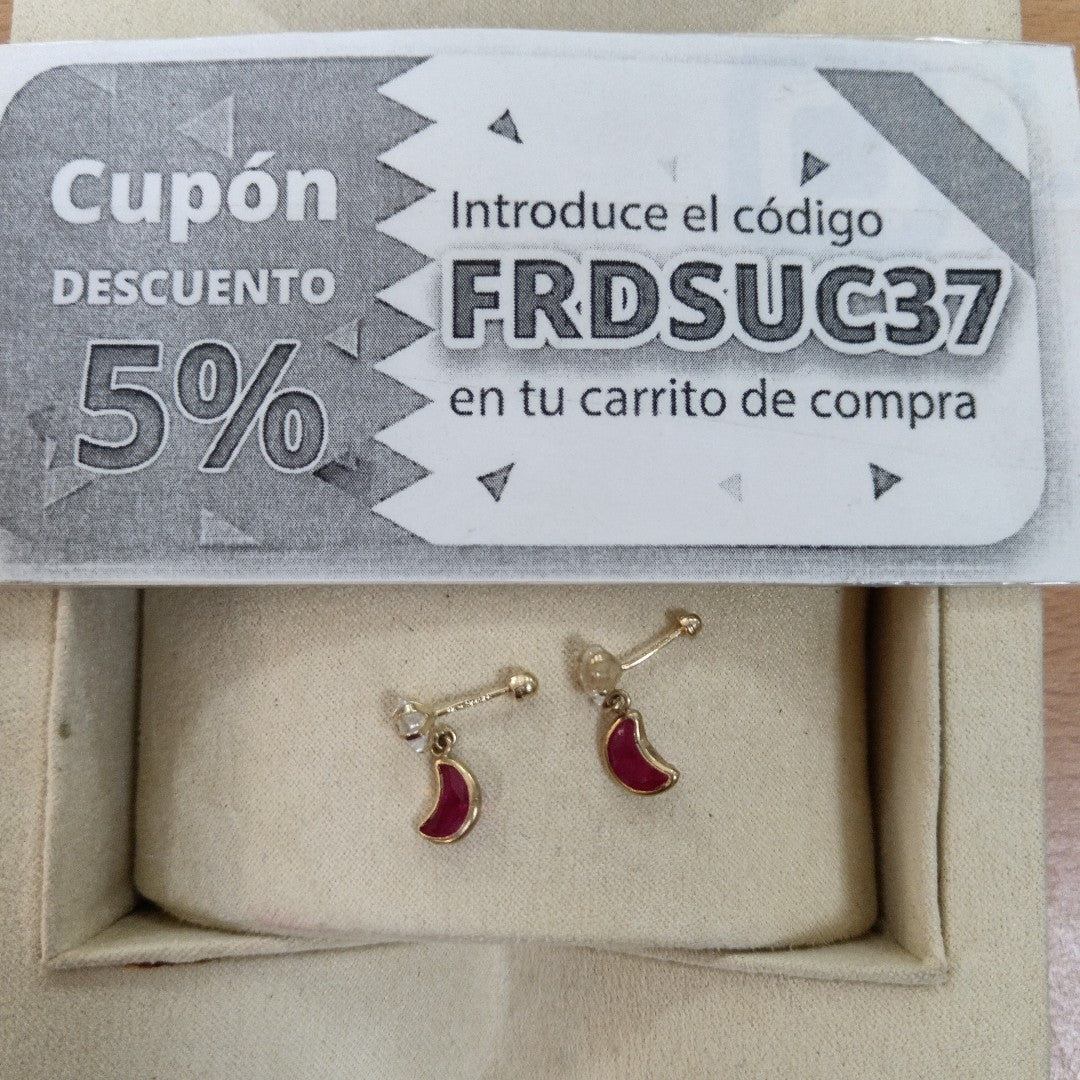 ARETES PAR ORO 10 K 0.9 GRMS (SEMINUEVO)