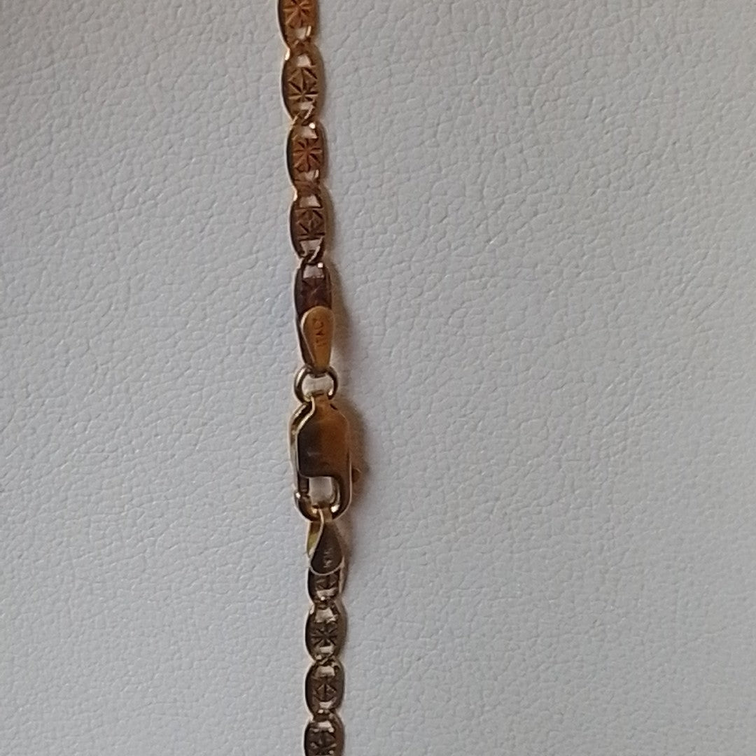 CADENA ORO, ORO COMBINADO 14 K 5.7 GRMS (SEMINUEVO)