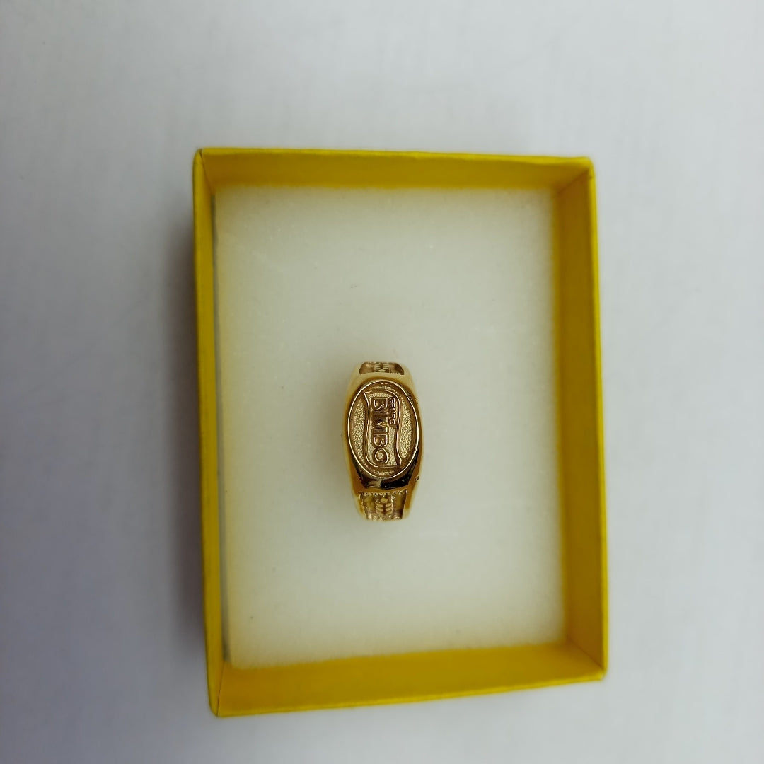 ANILLO CONMEMORATIVO ORO 14 K 12.8 GRMS (SEMINUEVO)