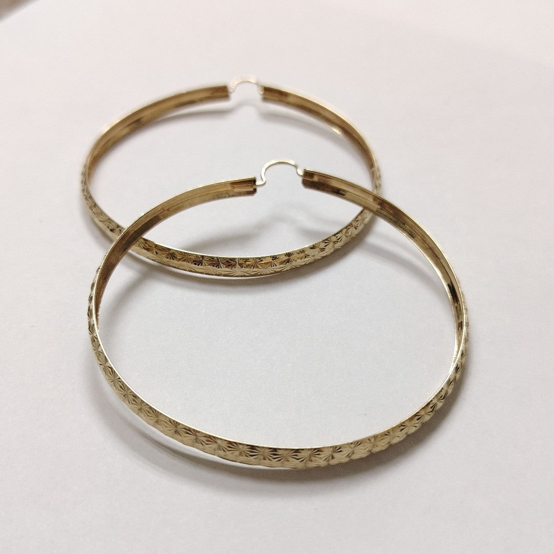 ARRACADAS PAR ORO 10 K 7.4 GRMS (SEMINUEVO)