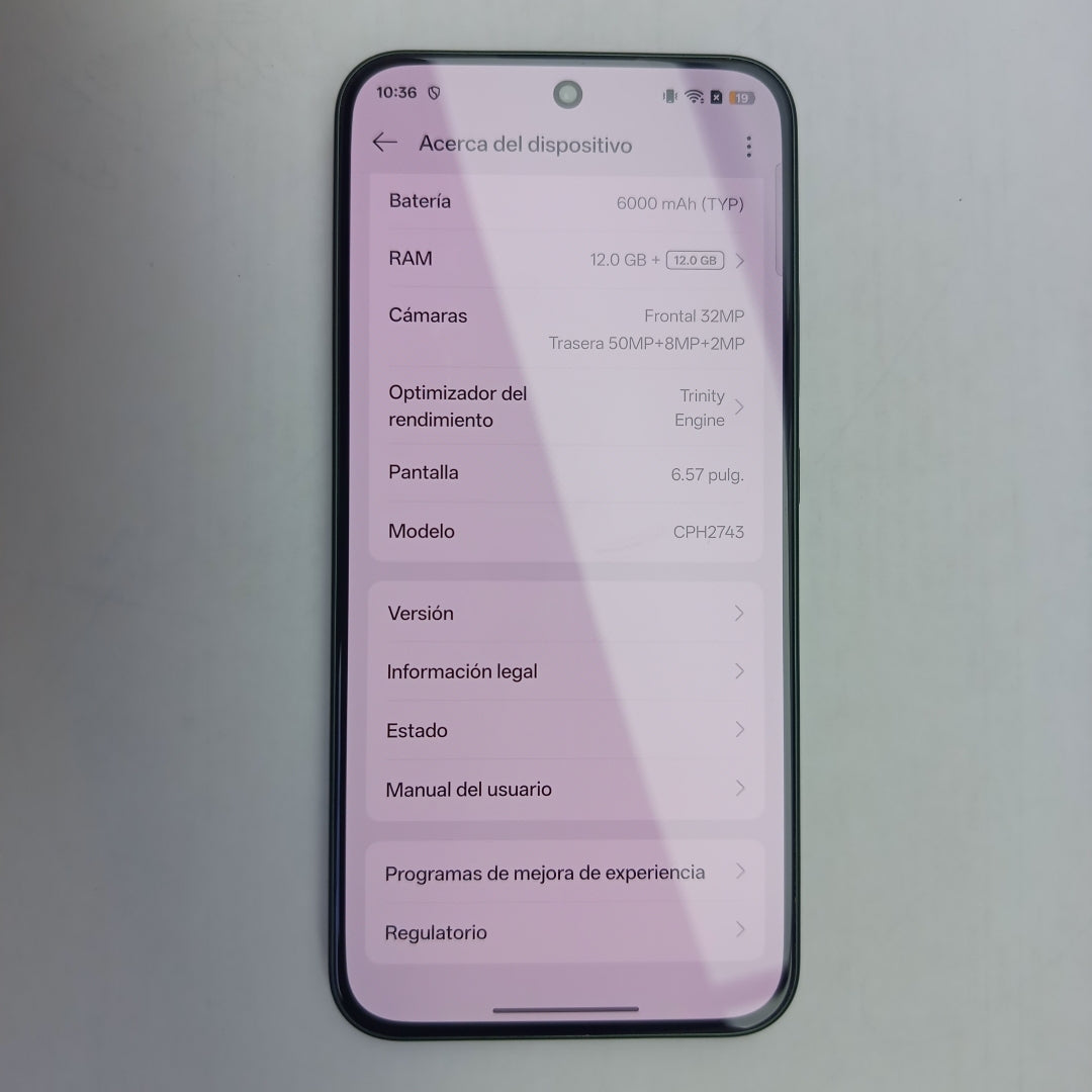 CELULAR OPPO RENO 14 F CPH2743 (2025) 256 GB 12 GB RAM (SEMINUEVO)
