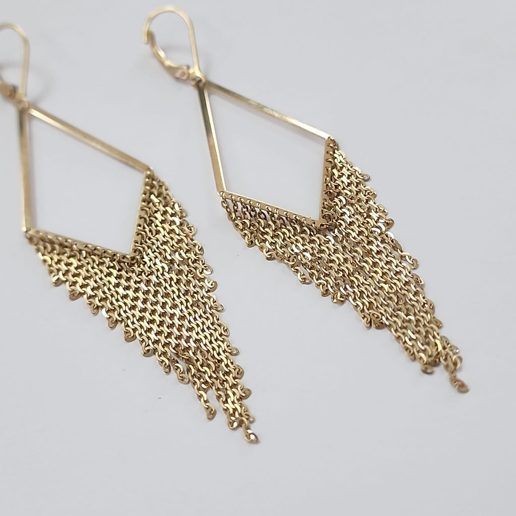 ARETES PAR ORO 14 K 4,90 GRMS (SEMINUEVO)