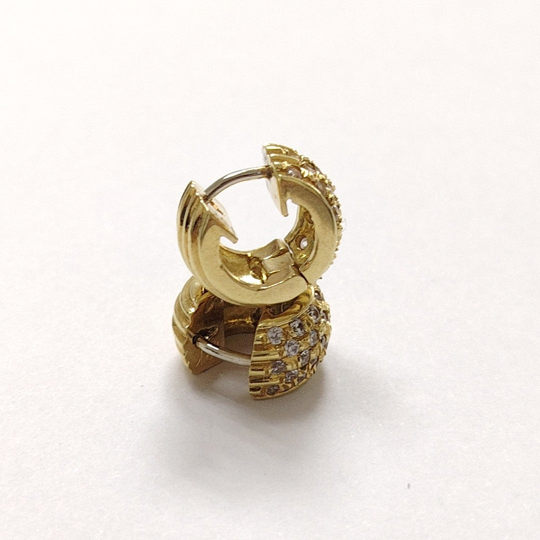 ARETES PAR ORO 18 K 9.3 GRMS (SEMINUEVO)