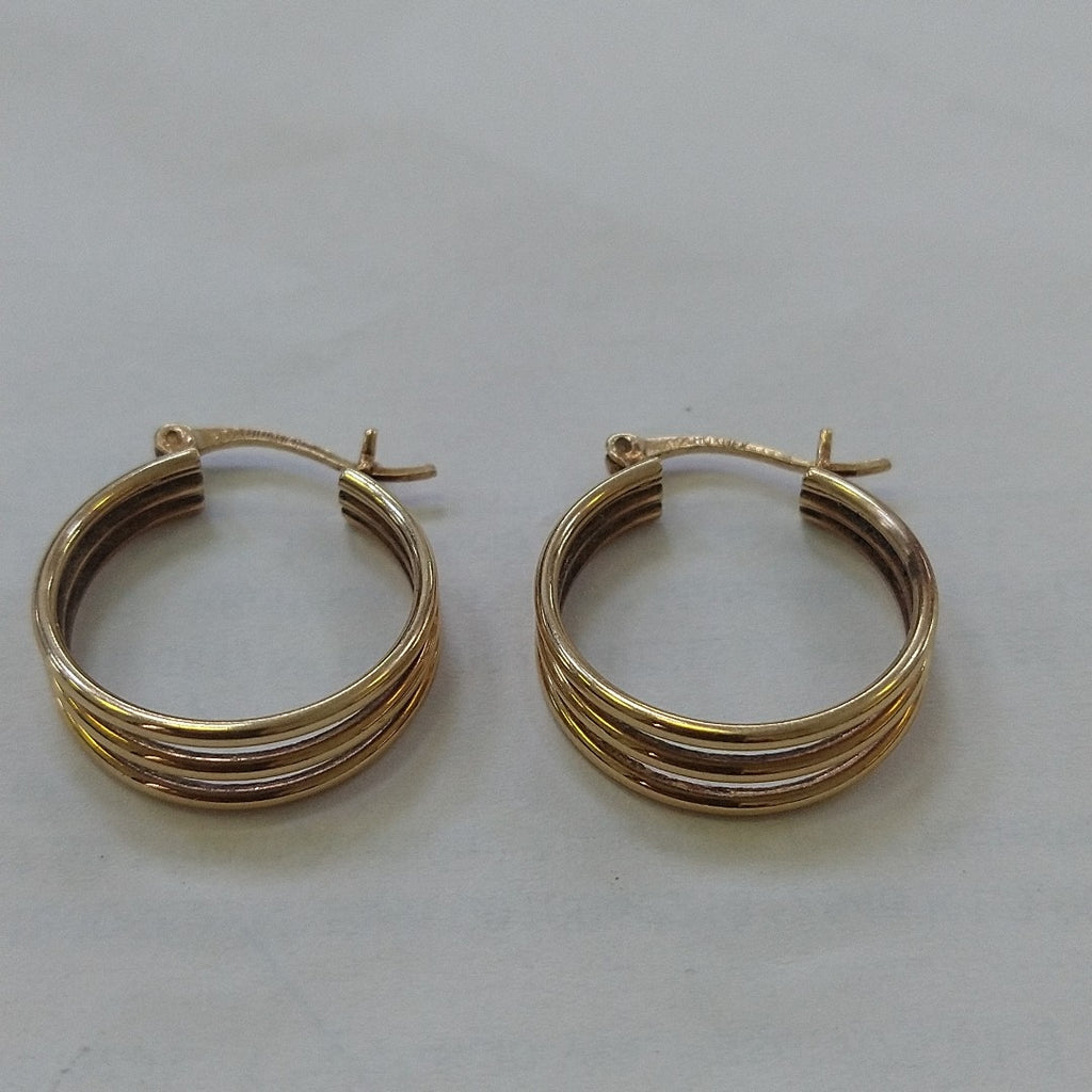 ARRACADAS PAR ORO 10 K 3,00 GRMS (SEMINUEVO)